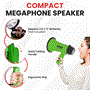Pyle - PMP22GR , Sound and Recording , Megaphones - Bullhorns , Compact & Portable Megaphone Speaker with Siren Alarm Mode, Battery Operated